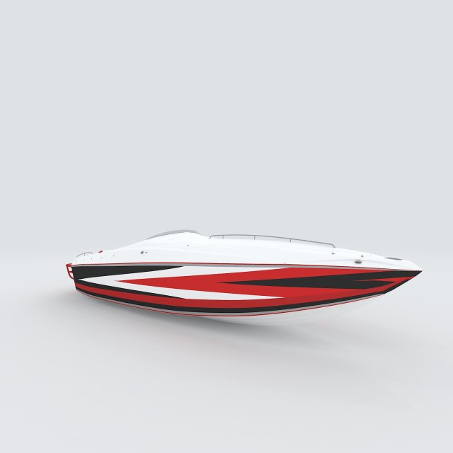 Vehicle Yacht D1414 3D Model