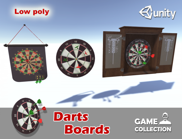 Darts Boards 3D Model