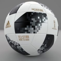 Adidas Telstar 18 World Cup Top Replique 3D Model