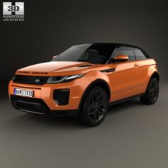 Land Rover Range Rover Evoque Convertible 2016 3D Model