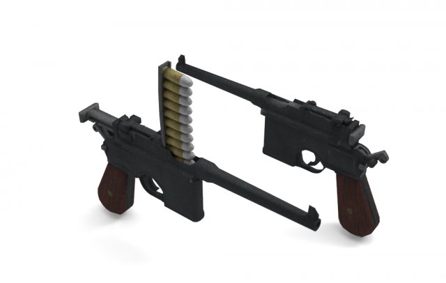 Mauser C96 3D Model