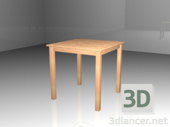 3D-Model 
Small table Ingu