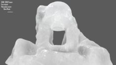 Ice skull cave 3D Model