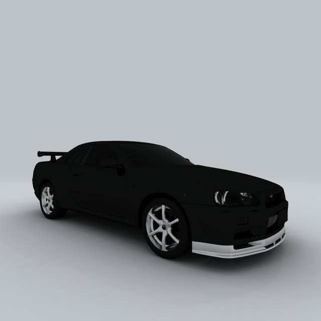 Vehicle – supercar car 54 3D Model