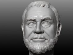 Sean Connery 3D printable portrait 3D Model
