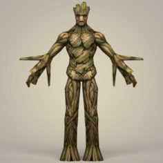 Groot Fantasy Character 3D Model