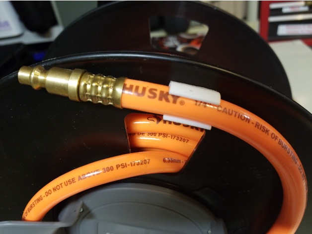 1/4 inch air hose clip 3D Print Model