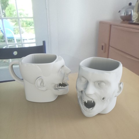 zombie mug 3D Print Model