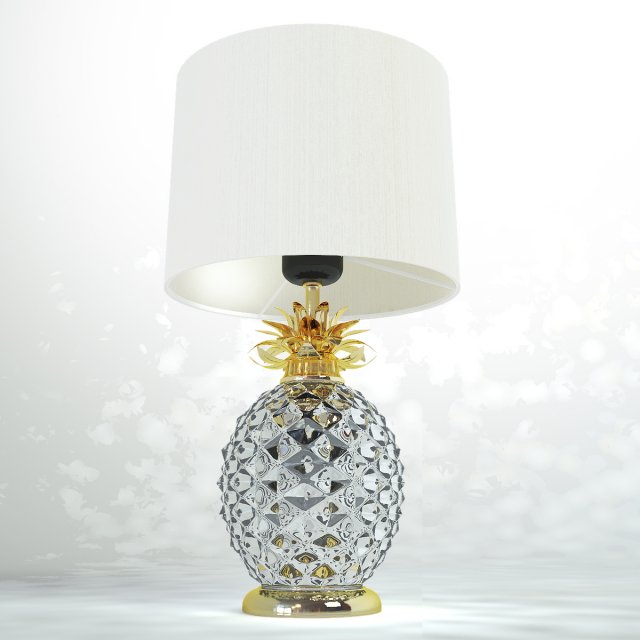 Decorative lamp Glamour Pineapple 3D Model