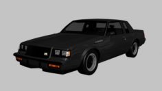 1987 Buick Regal GNX 3D Model
