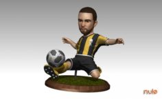 Football player 02 3D Model