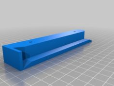 Slim Wireless Keyboard Rack with backstop – Remix 3D Print Model