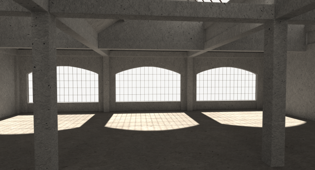 Warehouse interior 3D Model