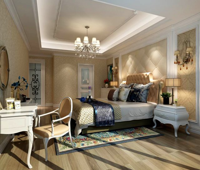 Bedroom – European style-9425 3D Model