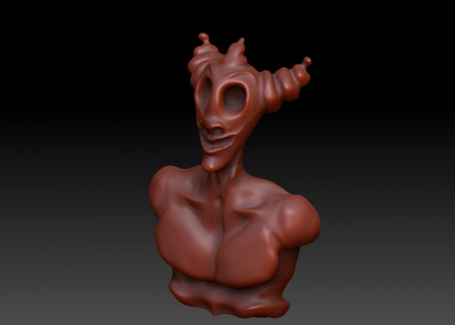 Busto Payaso 3D Model