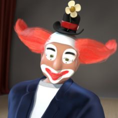 clown						 Free 3D Model