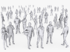 Complete Lowpoly People Pack 3D Model