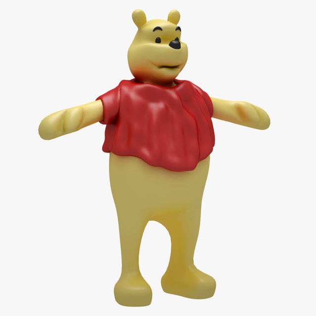 Winnie The Pooh Not Rigged 3D Model