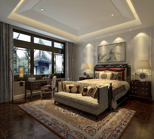 Bedroom – European style-9430 3D Model