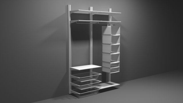 Storeroom rack 3D Model