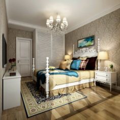 Bedroom – Modern Style – 9418 3D Model