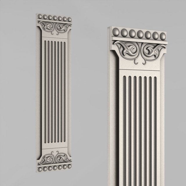 The decorative pillar 10 Free 3D Model