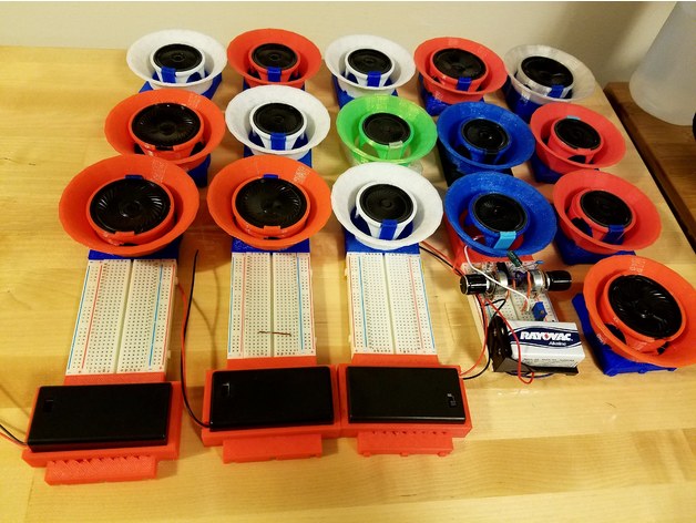 Breadboard 9V Battery Box 3D Print Model