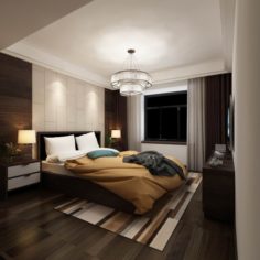 Bedroom – Chinese style -9417 3D Model