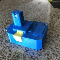 Ryobi Battery Pack to AC Adapter 3D Print Model