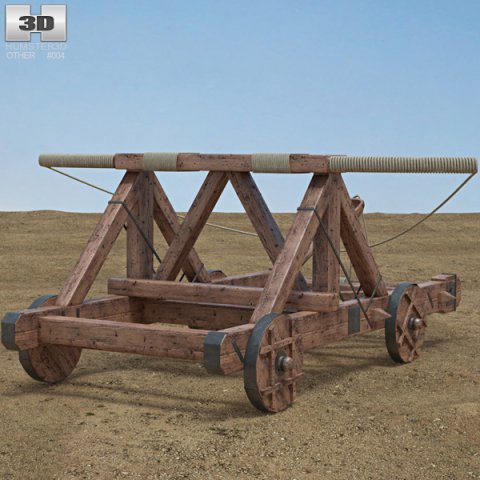 Catapult 3D Model