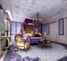 Beautifully stylish and luxurious bedrooms 59 3D Model