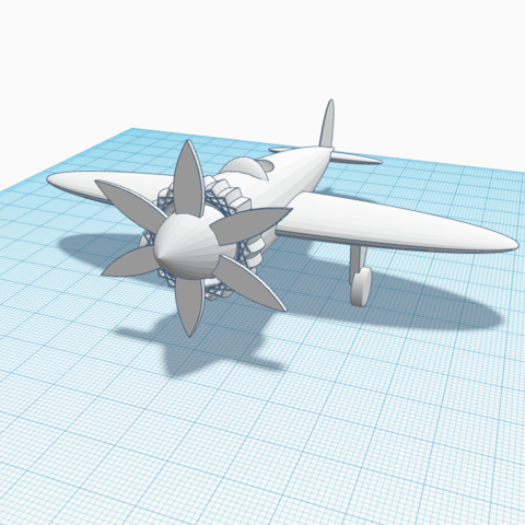PLANE 1 3D Print Model