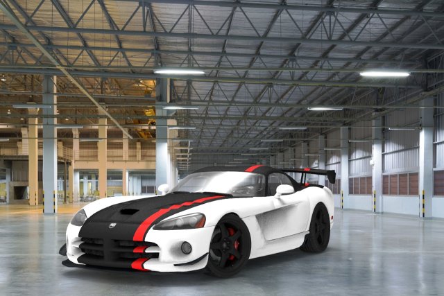 Viper SRT10 3D Model