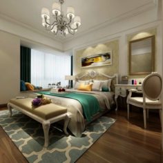 Bedroom – Modern Style – 9448 3D Model