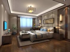 Bedroom – Chinese style -9429 3D Model