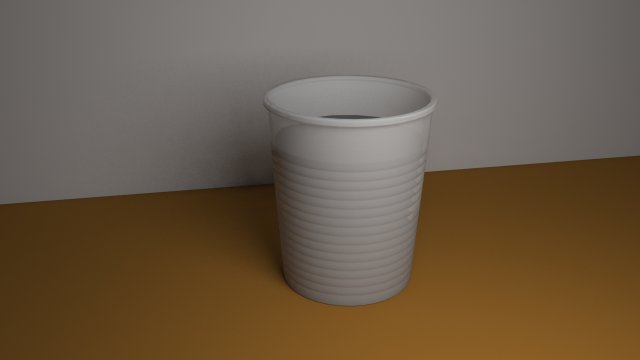 Plastic Cup Free 3D Model