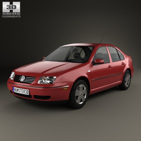 Volkswagen Jetta Sedan 2003 3D Model