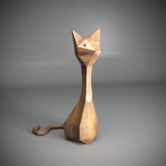 Woody cat 3D Model