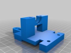 E3D V6 Mount without Sensor (Hypercube Evolution) 3D Print Model