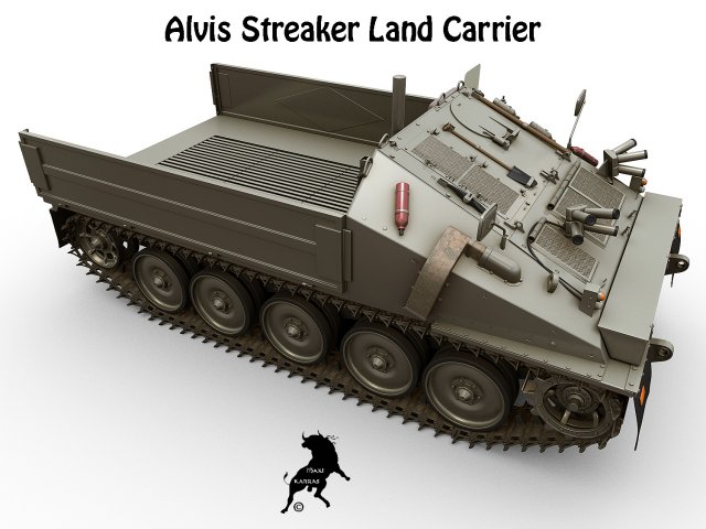 Alvis Streaker Load Carrier 3D Model