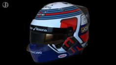 SIROTKIN Bell racing helmet 2018 3D Model