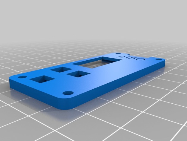 pISO Kickstarter Case 3D Print Model