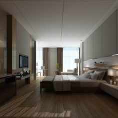 Bedroom – Modern Style -9452 3D Model