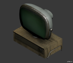 TV Set 3D Model