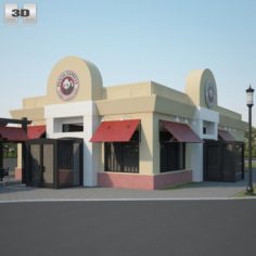 Panda Express Restaurant 02 3D Model
