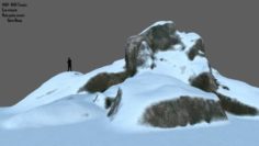 Snow rock 3D Model