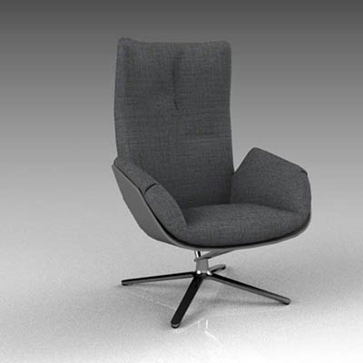 Cordia Lounge Chair 3D Model