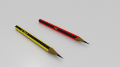 Pencils Free 3D Model