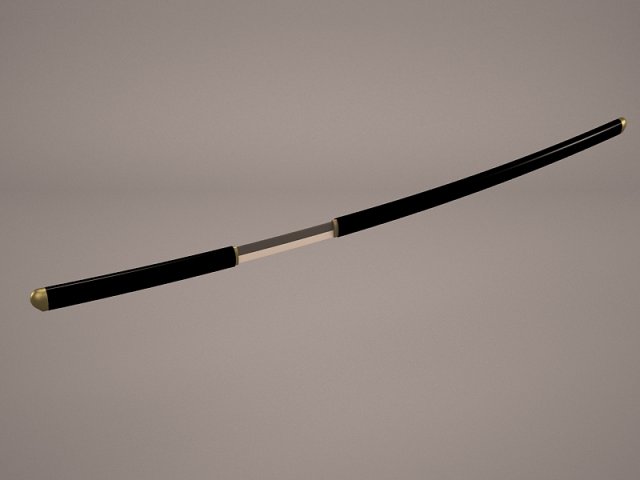 Sakabato Katana 3D Model