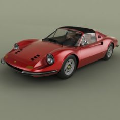 Dino Ferrari 246 GTS 3D Model